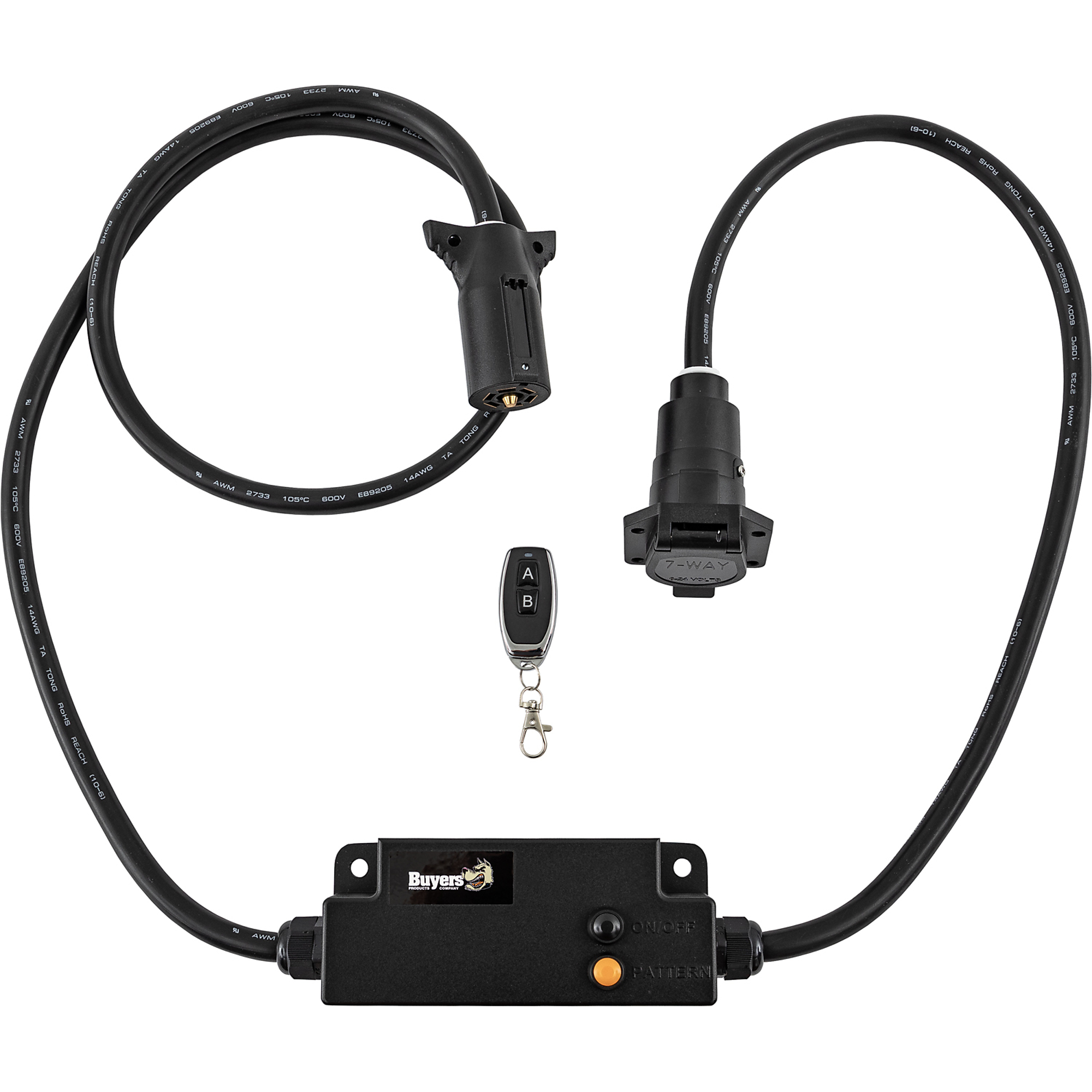 Buyers Products, Trailer Connector Strobe Kit - 7-Way Trailer Mount, Included (qty.) 1 Model# TC8891